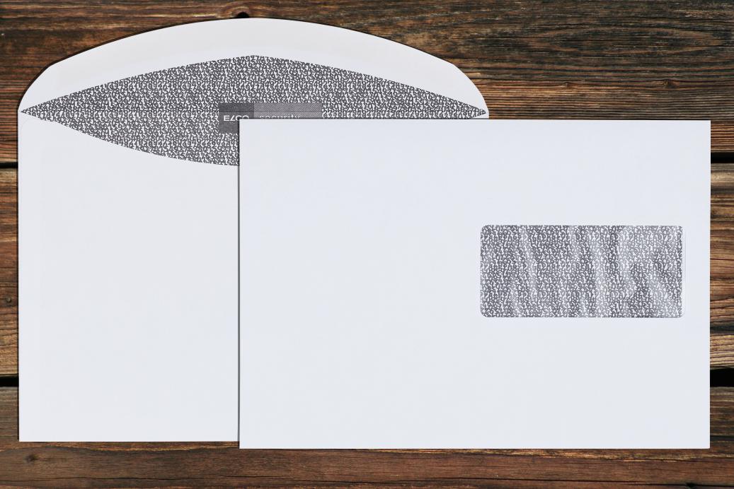 Kuvertierhüllen mit Fenster C5 162x229 mm Nassklebend Hochweiss 100 g/qm